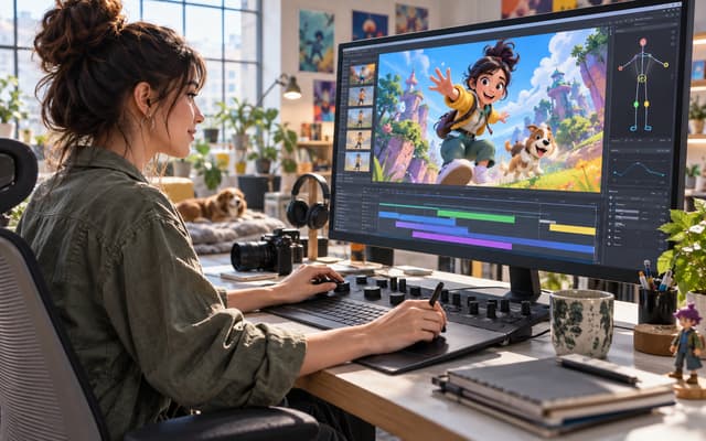 Bright mobile game video and motion production suite